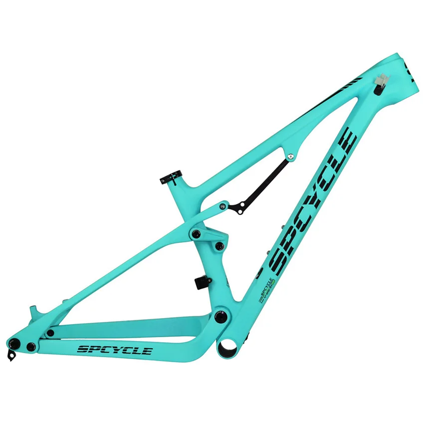 Celeste Spcycle XC карбоновая полная подвеска рама 27,5 er 29er горный велосипед полная подвеска рама 148*12 мм Boost MTB рама 27,5+ BB92 - Цвет: Celeste
