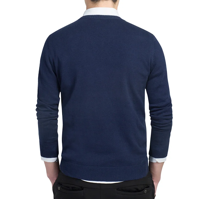 Бренд MRMT 2018 мужской свитер с длинным рукавом Повседневный хлопковый приталенный