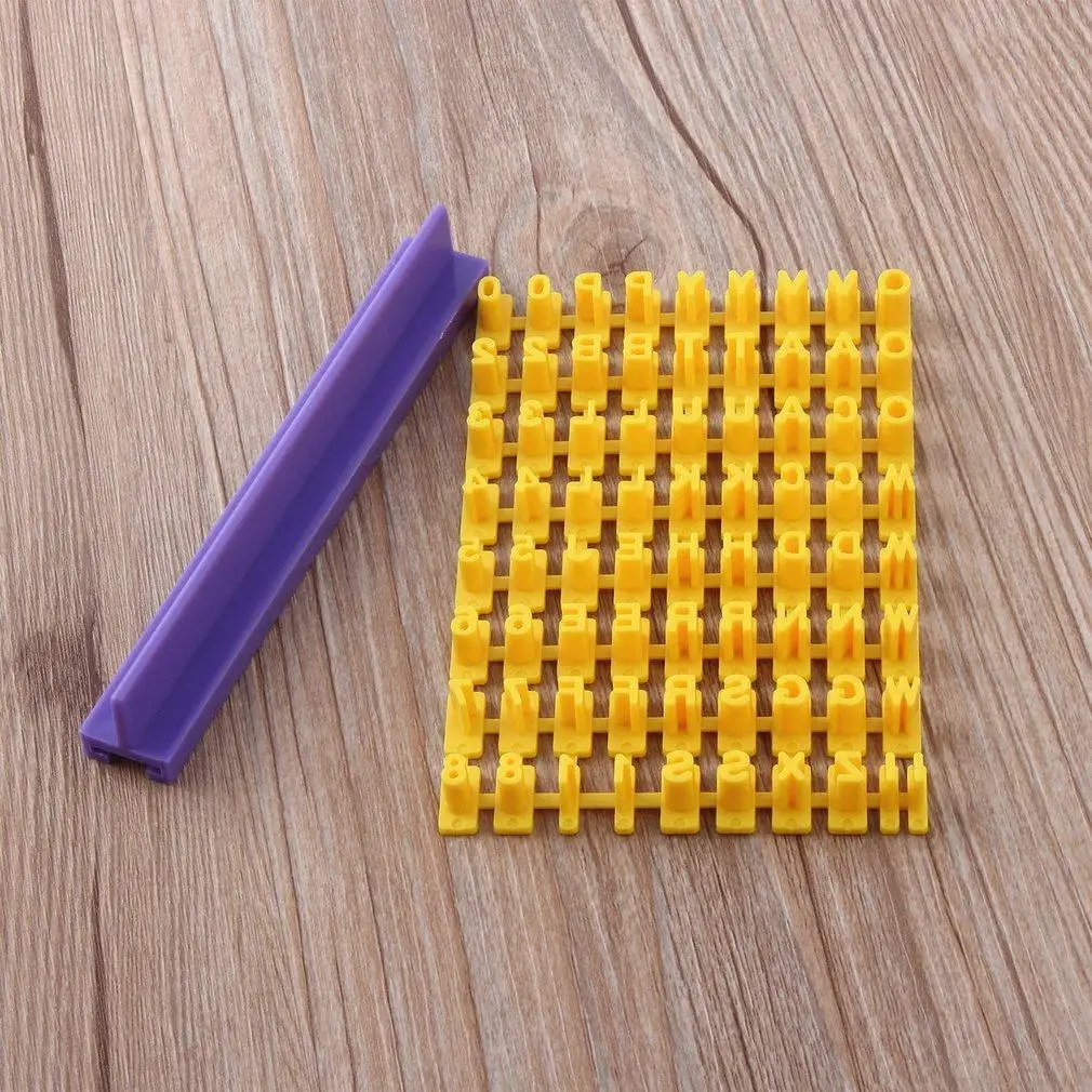 Помадка торт буквы алфавита номер печенье штамп тиснение формы OL|Коробки для