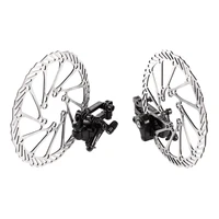 1 pair of mtb mechanical bike disc brake front rear disc rotor brake kit for mountain bikes road bicyclesrandom size