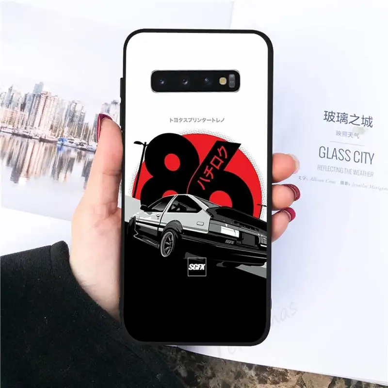 

Amine INITIAL D AE86 Phone Case For Samsung Galaxy S5 S6 S7 S8 S9 S10 S10e S20 edge plus lite