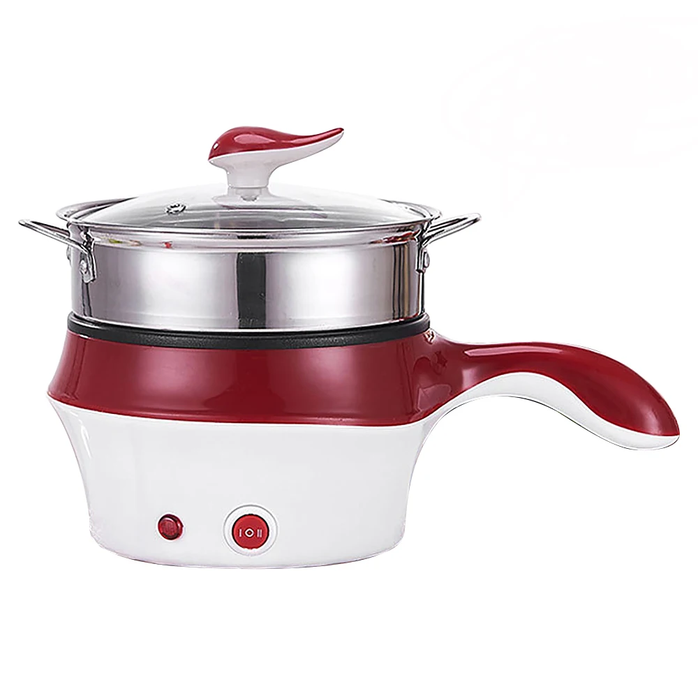 

Mini Multifunction Electric Cooking Machine Single/Double Layer Available Hot Pot Multi Electric Rice Cooker Non-Stick Pan