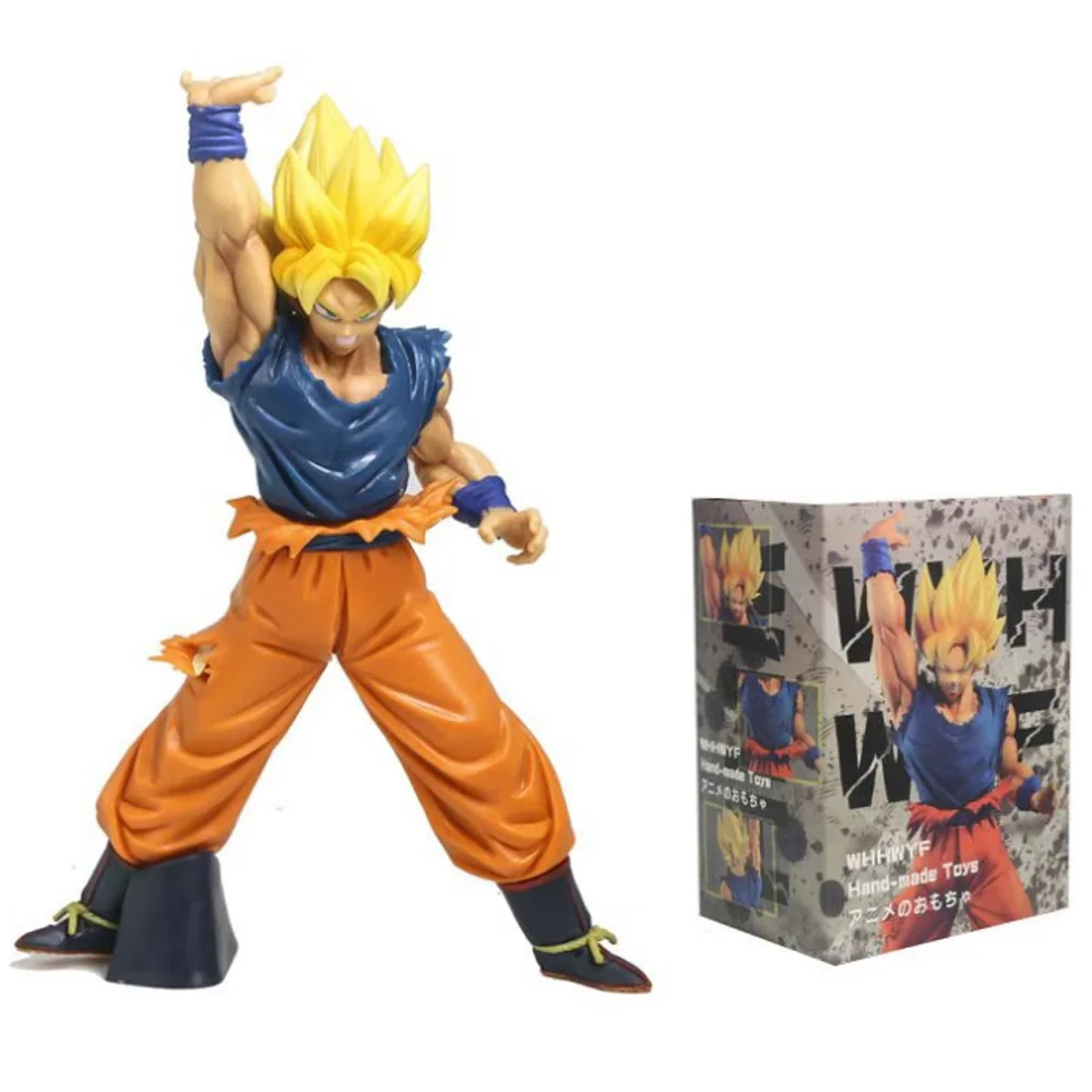 

Dragon Ball Super SaiyanSon Goku Hand-made model collection toys birthday commemorative car desk decoration Christmas gift