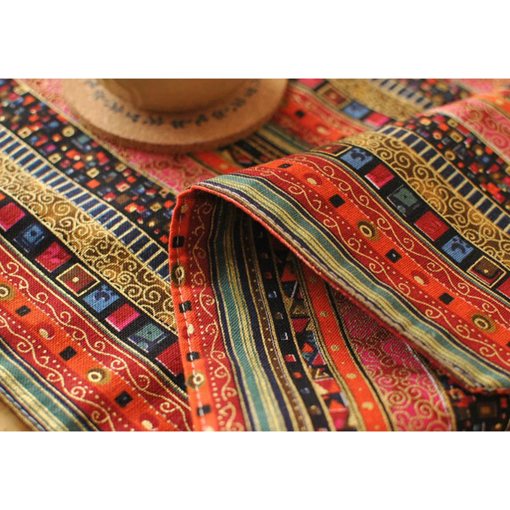 

Ethnic Style Table Decoration Tablecloth Featured Table Mat Suitable for Dress Up The Family and Table Decoration