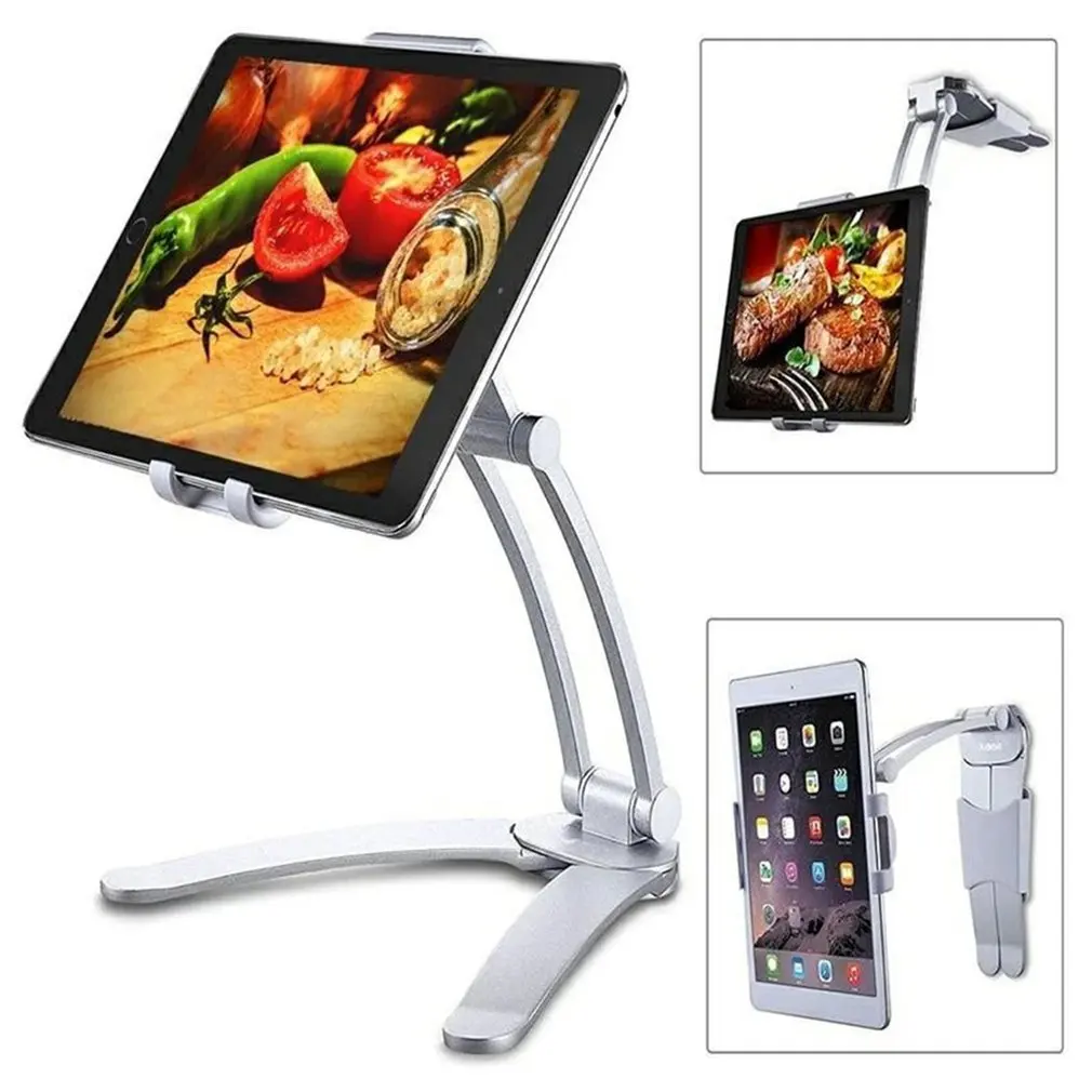 rotating portable monitor wall desk mmetal stand fit for below 15inch monitor tablet mobile phone holders dropshipping free global shipping