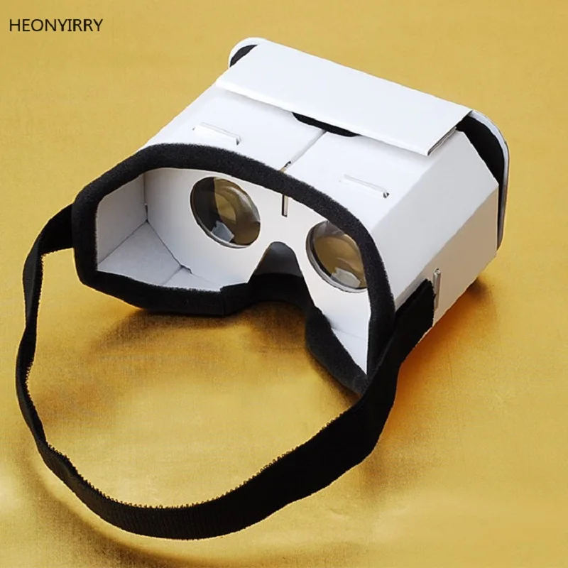 DIY Портативные Очки виртуальной реальности Google картонные 3D очки VR коробка для смартфонов для Iphone X 7 8 VR