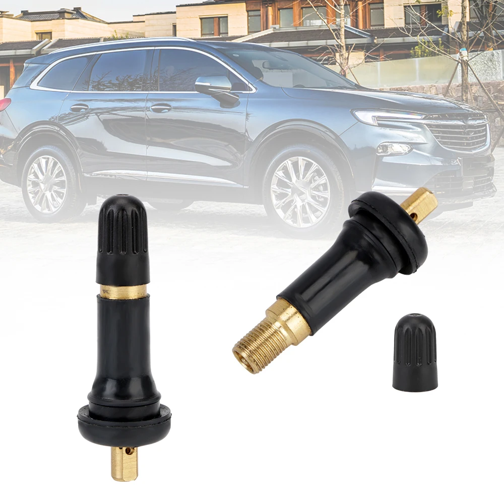 

LEEPEE TPMS Service Car Rubber Valve Stem Auto Part Tire Pressure Monitoring System Anti-explosion Snap In Tire Valve Stems Snap