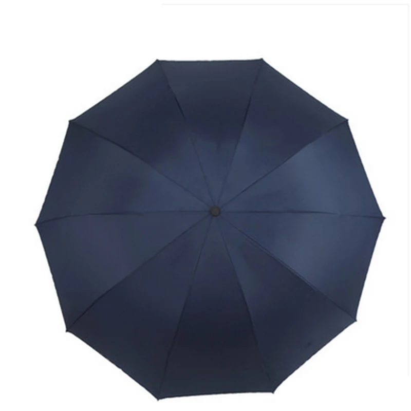 Мужской ветрозащитный складной зонт большой от дождя для женщин и мужчин зонтик