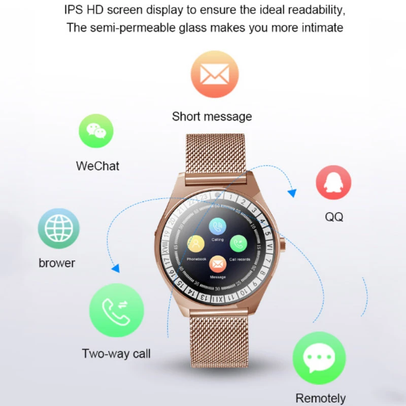Smart Watch Men BL02 With Touch Screen Big Battery Support TF Sim Card Camera For Android iPhone relogio inteligente | Электроника