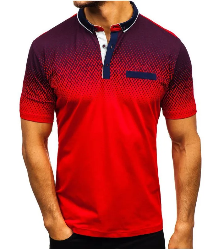 Мужская футболка с принтом PoloShirt for power летние мужские хлопковые топы короткими