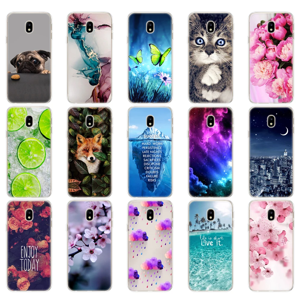 For Samsung Galaxy J7 2017 J730F J7 Pro 2017 Case Soft TPU Silicon Back Phone Cover for Samsung J7 2017 J730 Protective Coque