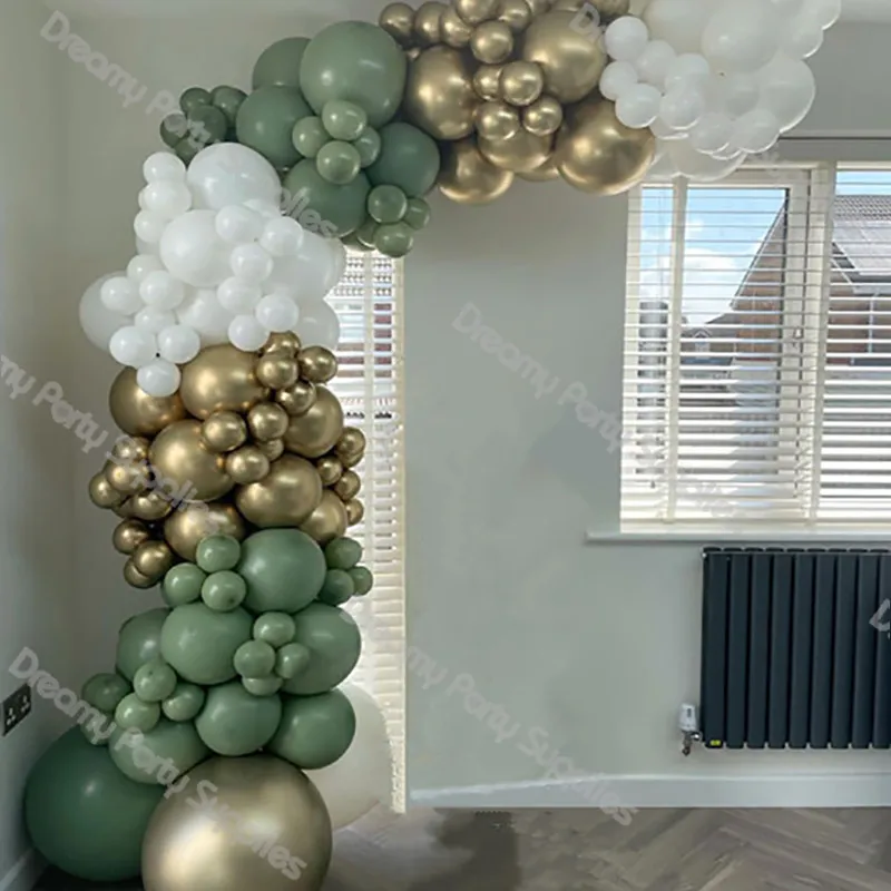 

Jungle Safari Green Balloon Garland Arch Kit 1st Birthday Party Decoration Kids Wild One Latex Baloon DIY Supplies Baby Shower