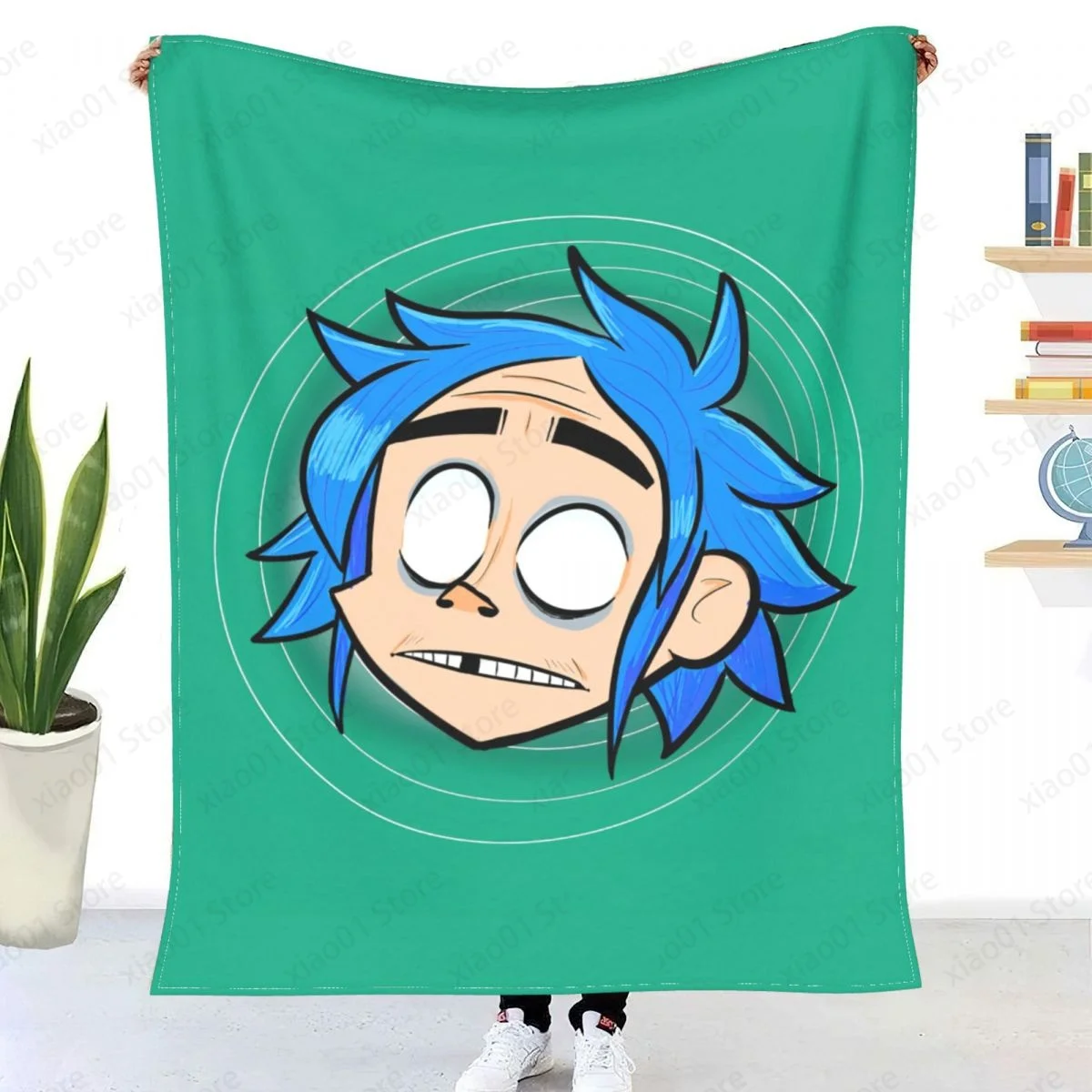 

Manta de Sherpa de Anime, ropa de cama, suave