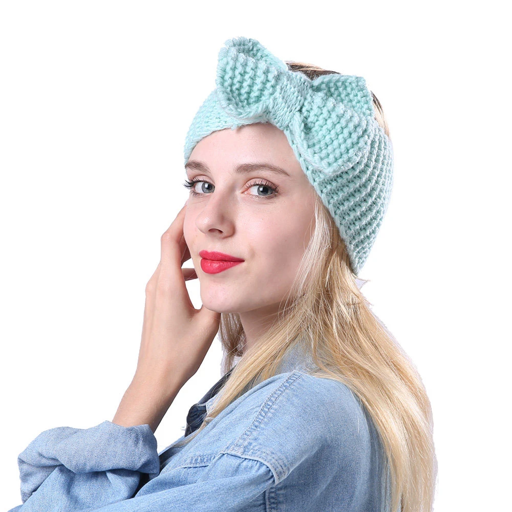 Женская модная резинка для волос с эластичным кроличьим бантом стильная зимняя