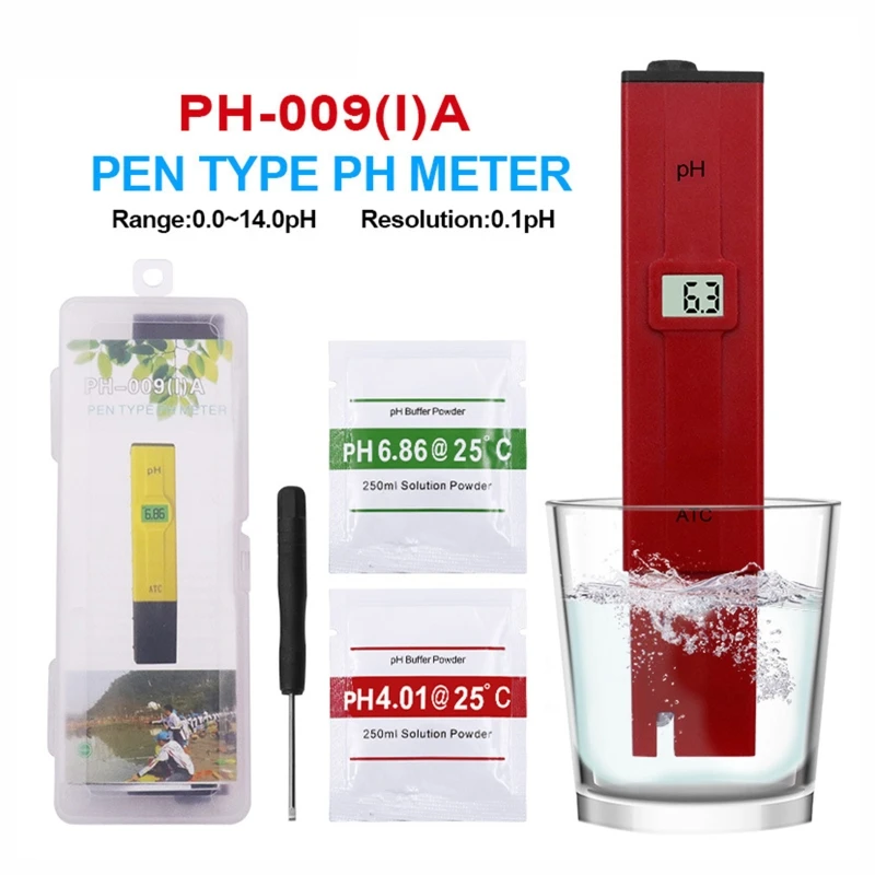 

Карманный тестер воды ATC, цифровой измеритель PH, фотография, аквариум 0,0-PH