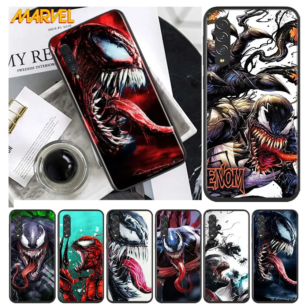 

Venom Marvel cool for Samsung Galaxy A90 A80 A70 A60 A50 M60 M40 A20E A2Core A10S A10E Silicon Soft Black Phone Case