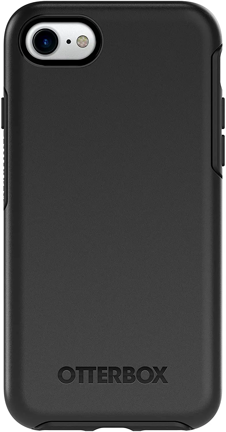 

OtterBox Symmetry Series Case for iPhone SE (2nd Gen - 2020) and iPhone 8/7 (Not Plus) - Retail Packaging - Black