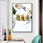 Для фруктов и овощей, Кухня Еда Холст Картина без рамки скандинавский Плакаты и принты настенные картины Гостиная домашний декор
