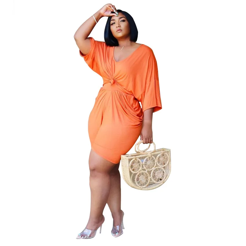 Женский комплект из двух предметов удобная повседневная футболка с V-образным