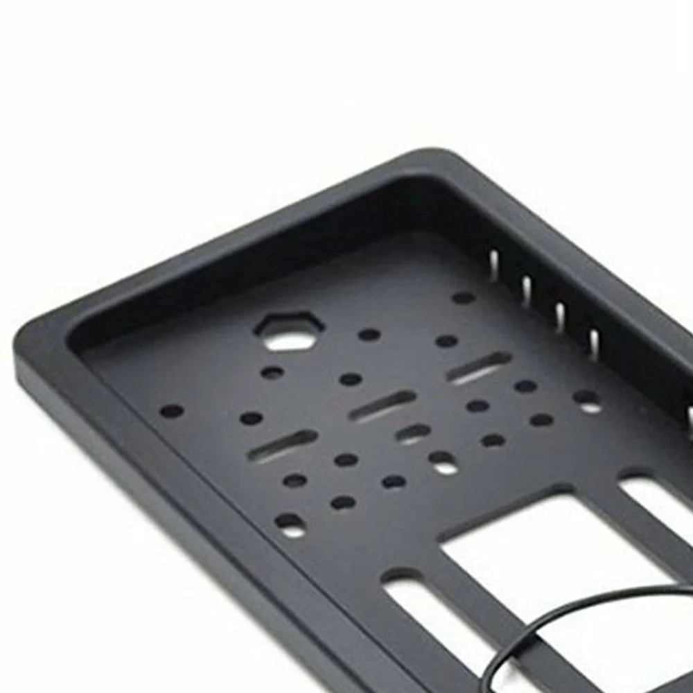 

12V 170 Degree Car Rear View Safety Camera Waterproof Wide Angle 4 LEDs Infrared Night Vision Frame Camera for Car Black