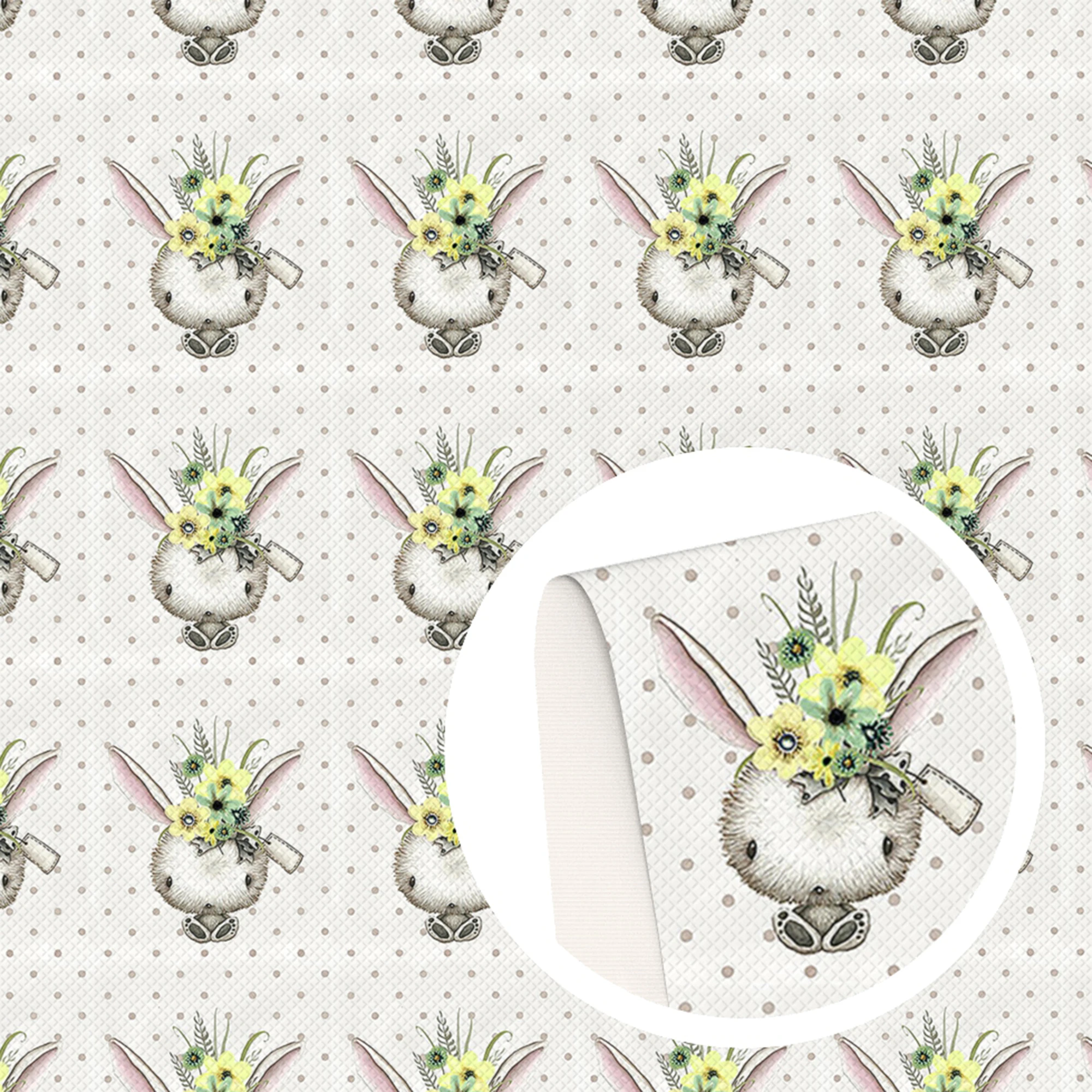 Гладкие листы из искусственной кожи цветок кролика синтетическая искусственная