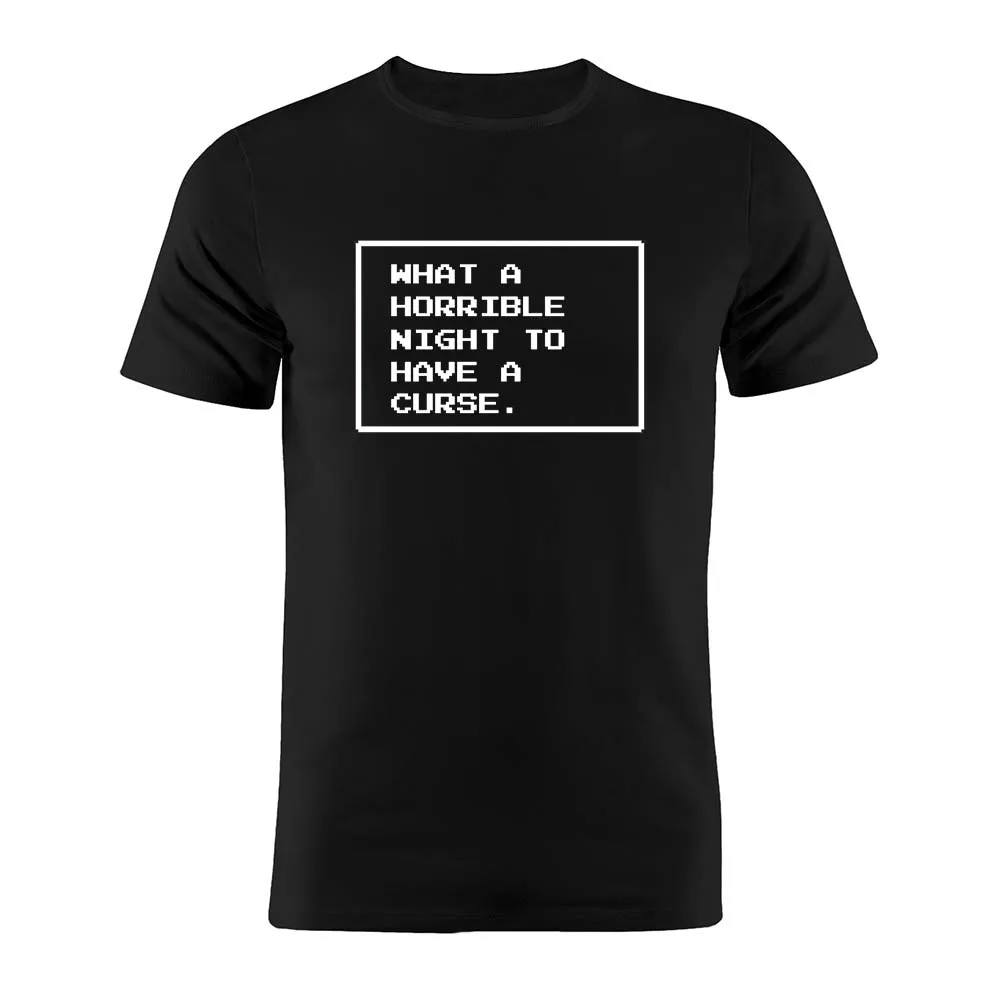 

Футболка унисекс из 100% хлопка каставания, какая ужасная ночь, чтобы проклеить Шуточный Подарок, футболка