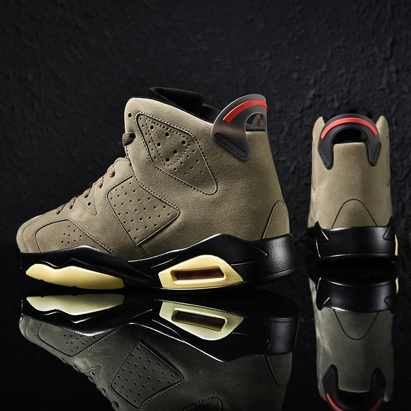 

2021 New Basketball Shoes Shock-Absorbing, Anti-Skid, Wear-Resistant, High-Top Wrapped Combat Boots,Sports Pair Shoes 36-44