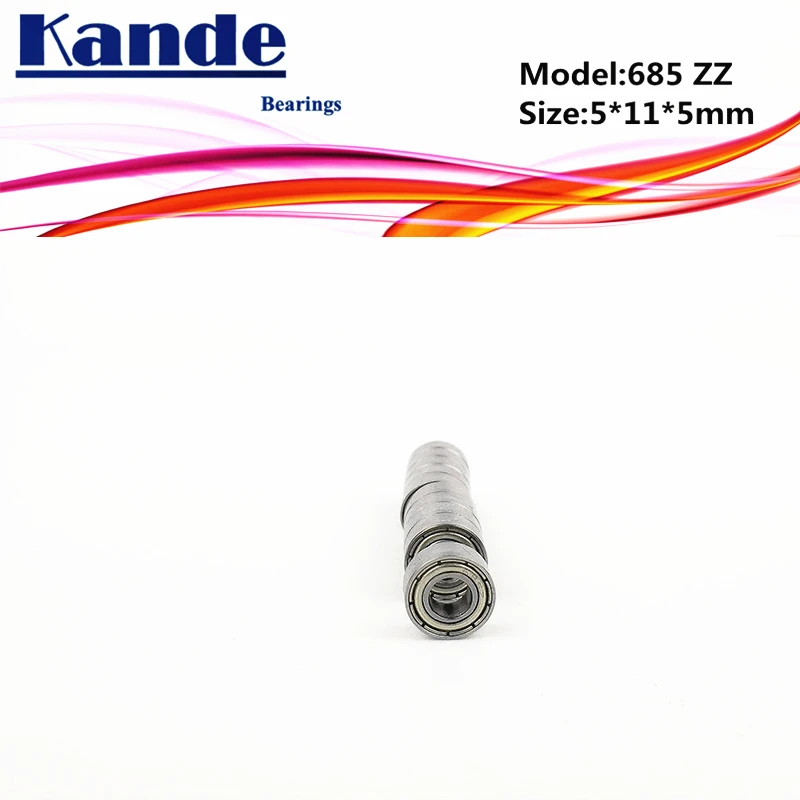 Подшипники Kande 685 ZZ ABEC-1 685-2Z ABEC-3 685ZZ ABEC-5 миниатюрный шарикоподшипник 5x11x5 мм |