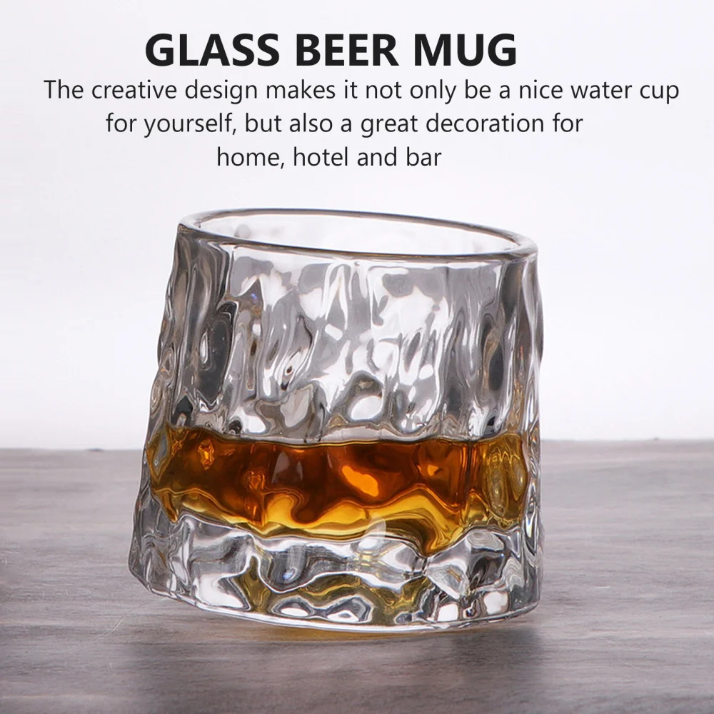 

1Pc Premium Glass Cup Drinking Cup Whiskey Cup Tasting Cup for Bar
