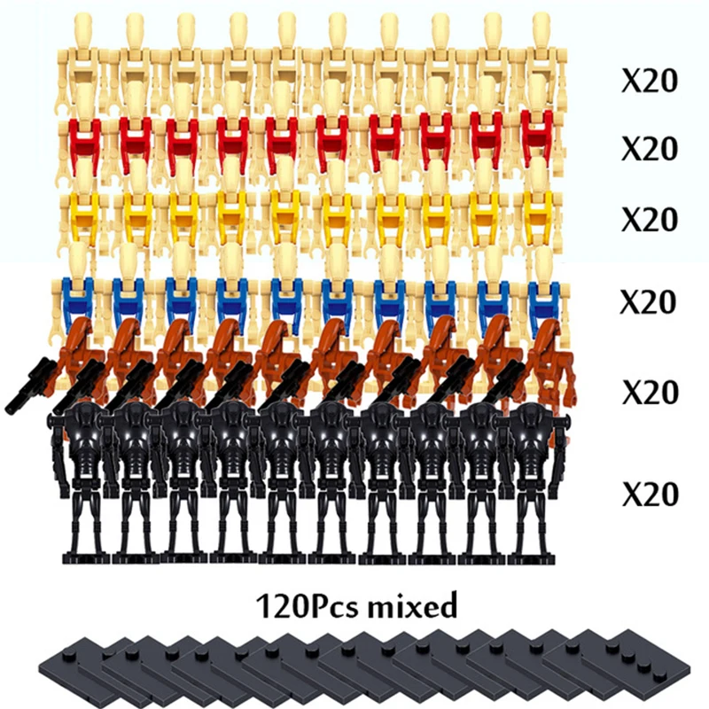 

100 шт./лот серия фильмов B1 робот битва дроид шторм клон Droideka K2-SO строительные блоки кирпичи DIY игрушки Фигурки для детей