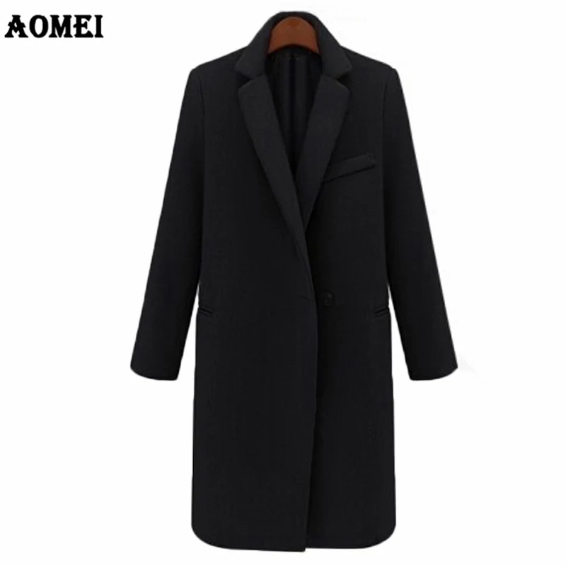 Женское шерстяное пальто облегающее длинное кашемировое кардиган элегантная