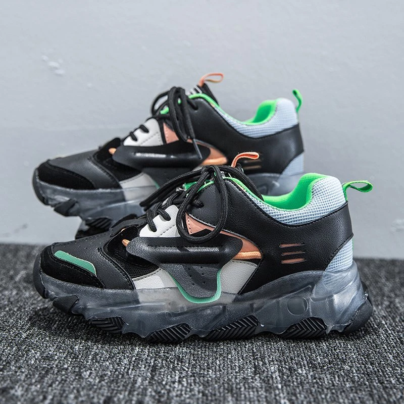 Женские кроссовки на массивной платформе повседневные сетчатые роскошная