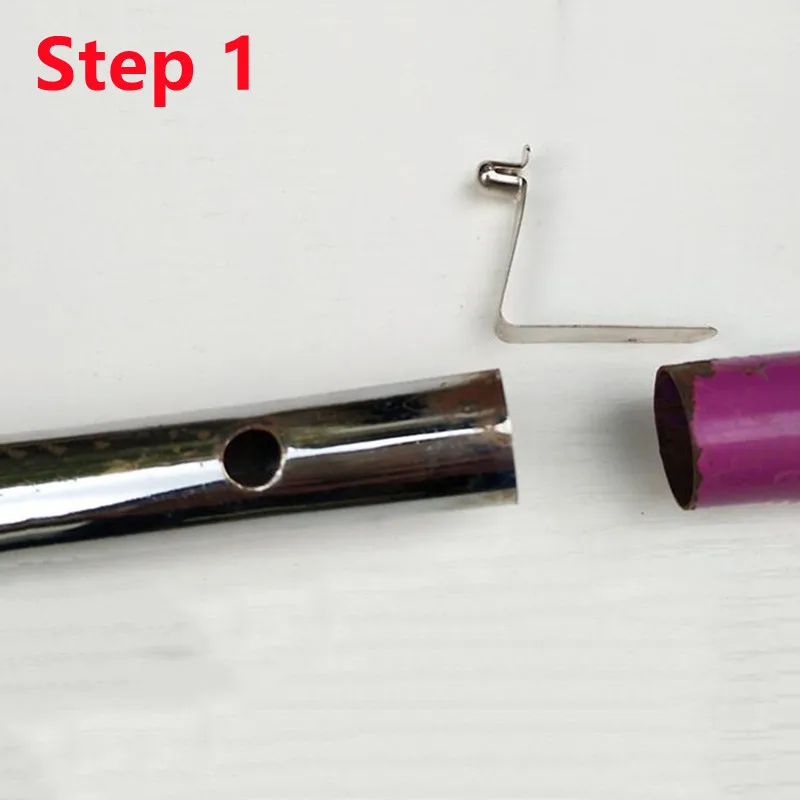 10PCS 15-25mm Diameter Pipe Paddle Tent Pole Push Button Spring Snap Clip Locking Tube Pin | Обустройство дома