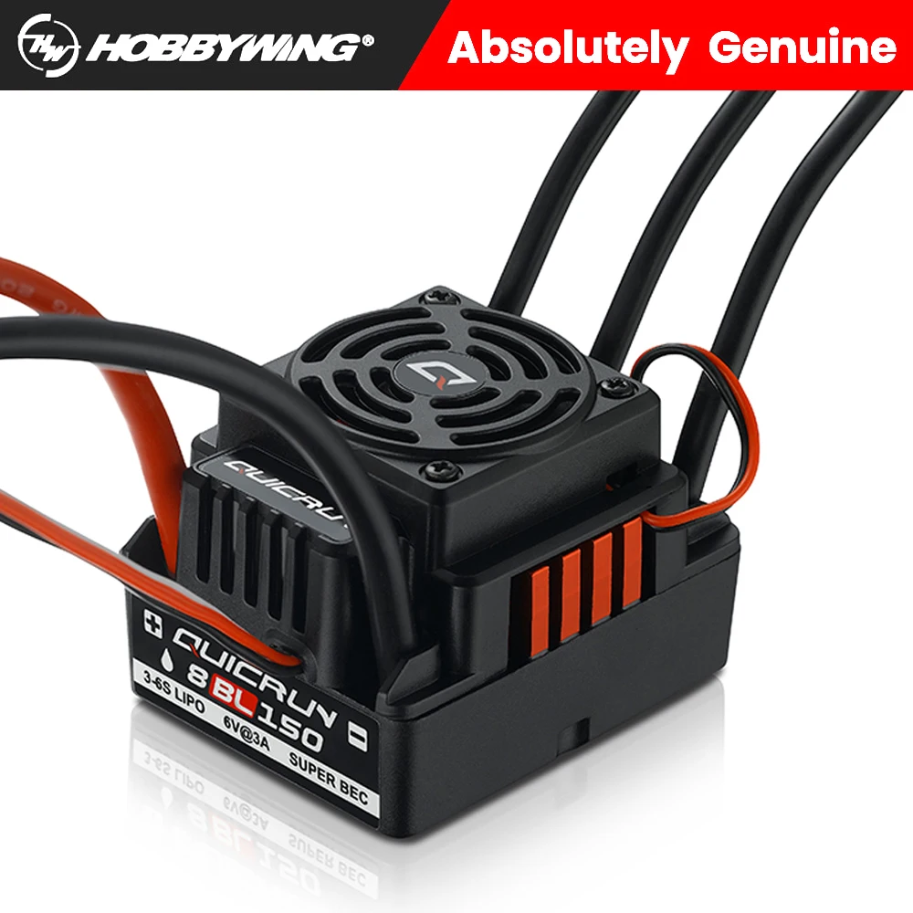 

RC Car Hobbywing QuicRun 8BL150 150A waterproof sensorless brushless ESC Electronic Speed Controller for 1/10 1/8 E-REVO Truck