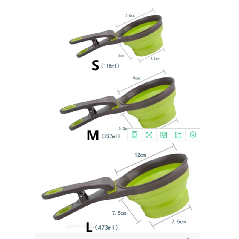 Портативный складной собачья миска для домашних животных Кошки силикона