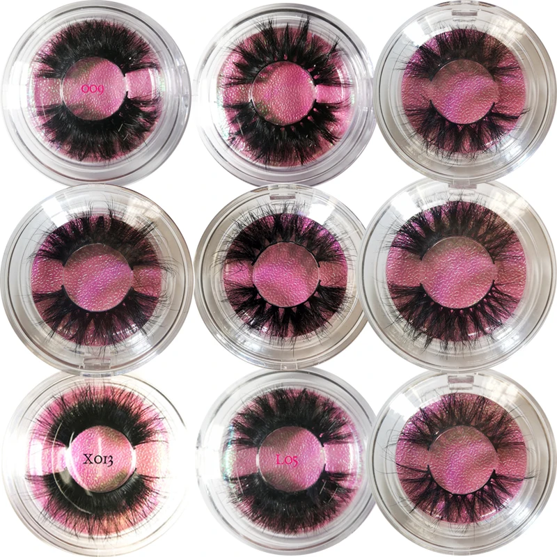 KITSAKORN норковые ресницы поставщик накладные 25 мм Объемные 3d пушистые частная