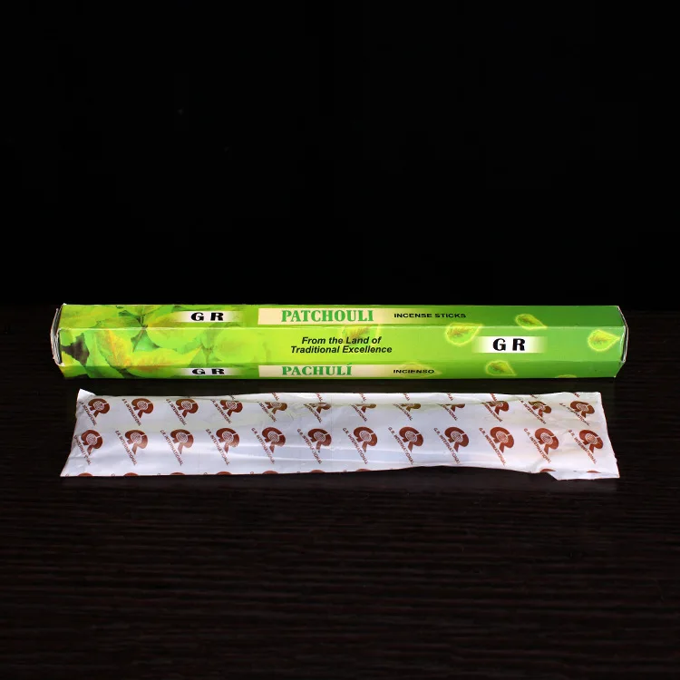 Высокое качество пачули индийские ароматические палочки 20 палочки/трубка