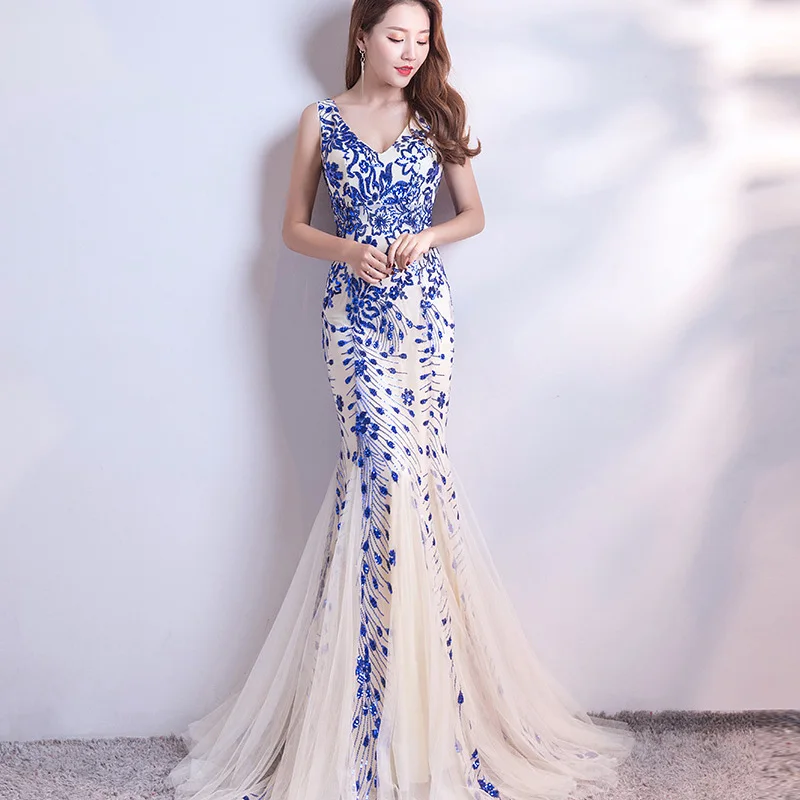 Элегантное блестящее длинное Клубное платье с блестками женское вечернее летнее