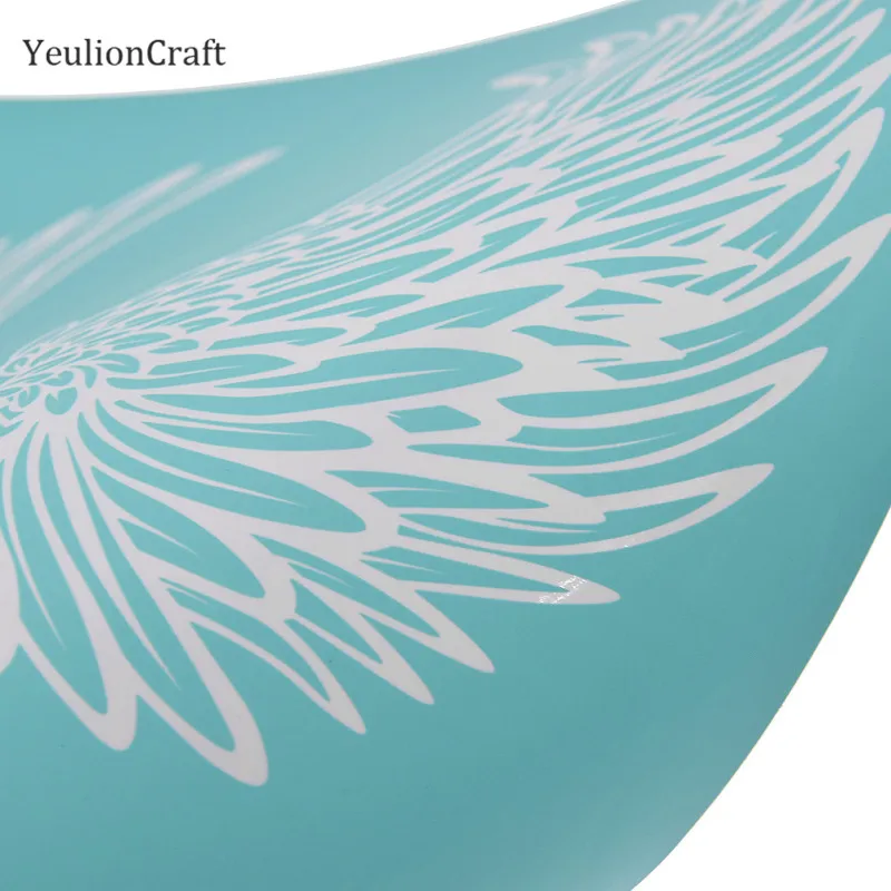 Трафареты Chzimade с принтом Ангельского крыла и перьев трафареты для марок картина