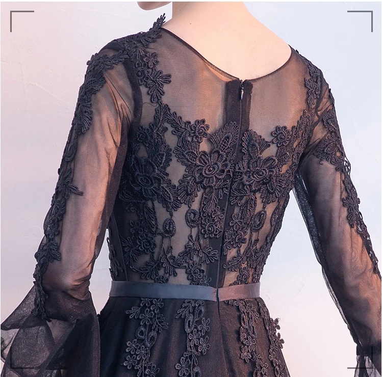 

XS-XXXL O-Neck Womens Slim Party Dress Flare Sleeve Evening Long Cheongsam Floor-Length Marriage Gown Wedding Qipao Vestido