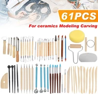 ceramics clay sculpture polymer tool set beginners diy craft sculpting pottery modeling carving smoothing wax kit