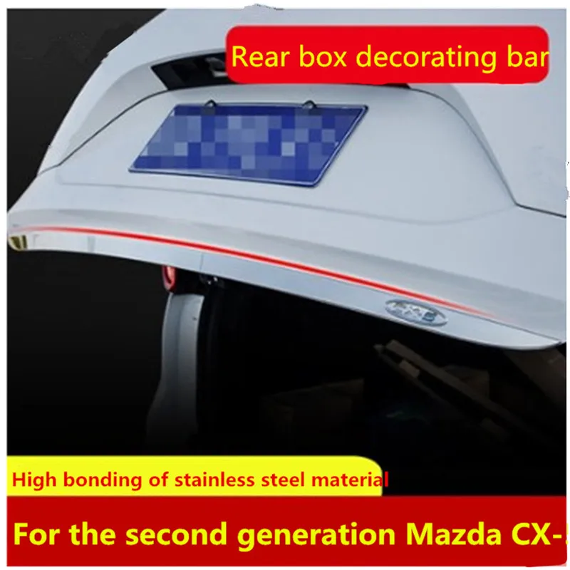 Для Mazda CX 5 CX5 2017 2018 2019 2nd Gen ремонт задний бампер багажник хвостовой хромированной