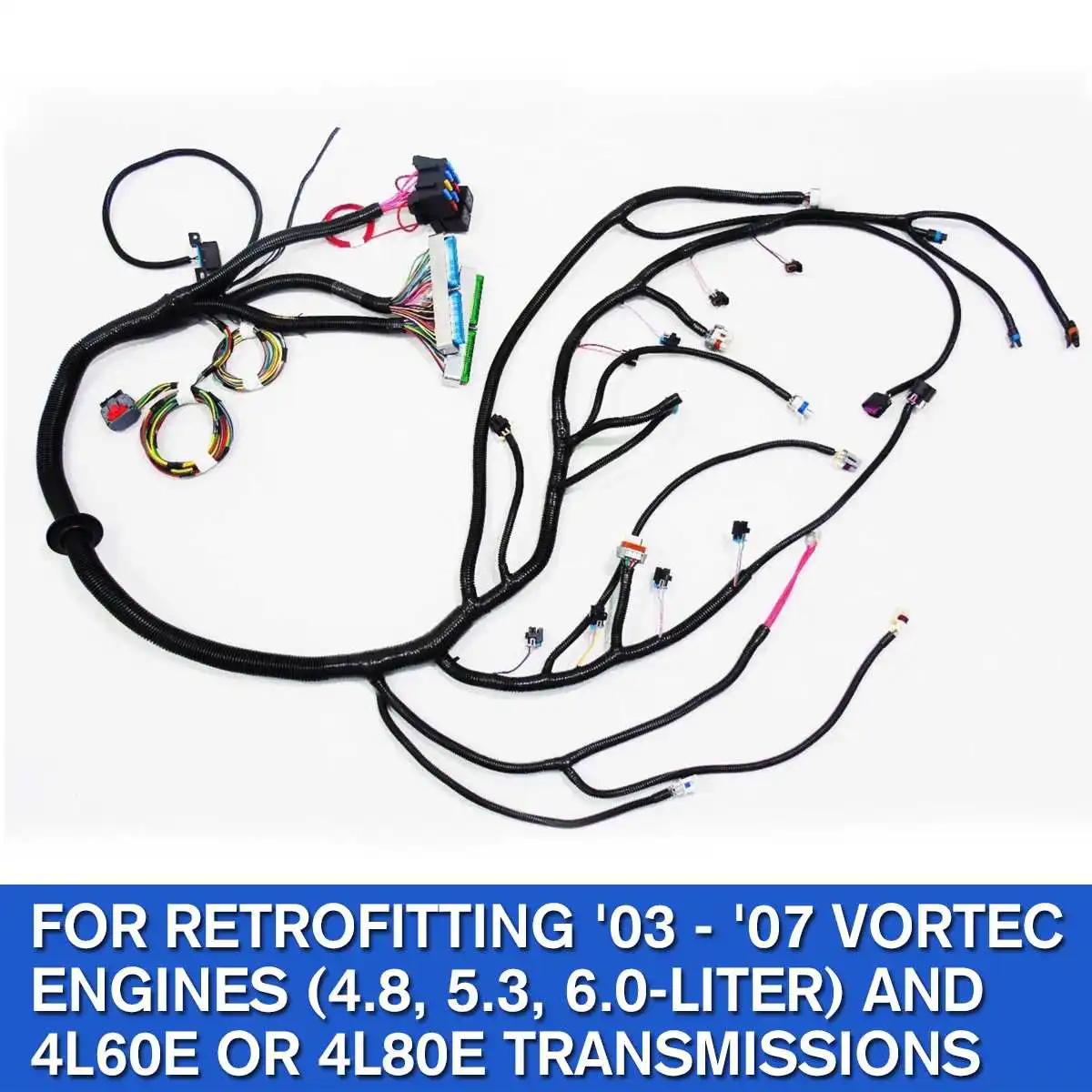 03 07/97 06 двигатели VORTEC автономный LS2/DBC LS1 жгут проводов с 4L60E привод на проводе 4 8 5 3 6