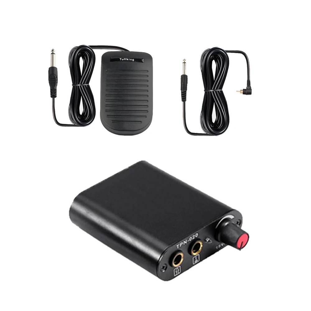 

Блок питания для тату-машинки, профессиональный мини-источник питания с педалью для тату-машинки