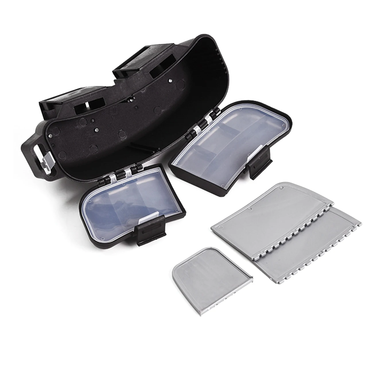 

1Pc Portable Fishing Lure Waist Box Multifunctional Fishing Box Waterproof Plastic Fishing Tackle Box Waist Belt Fishing