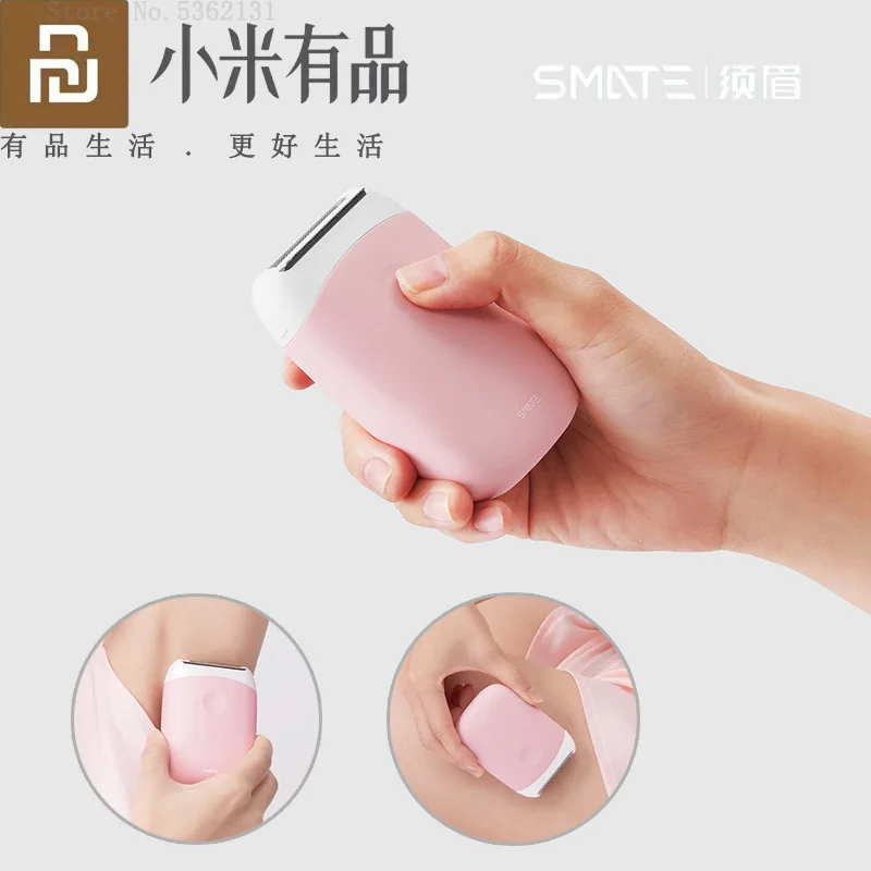 

Youpin SMATE Female Epilator Women Shaver Hair Removal Portable Electric Lady Shaving Trimmer Face Bikini Legs Body Depilador