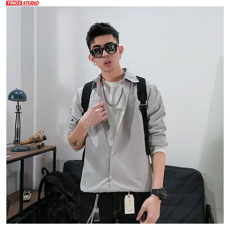 Прямая поставка 2020 одноцветные Японские футболки Харадзюку с коротким рукавом