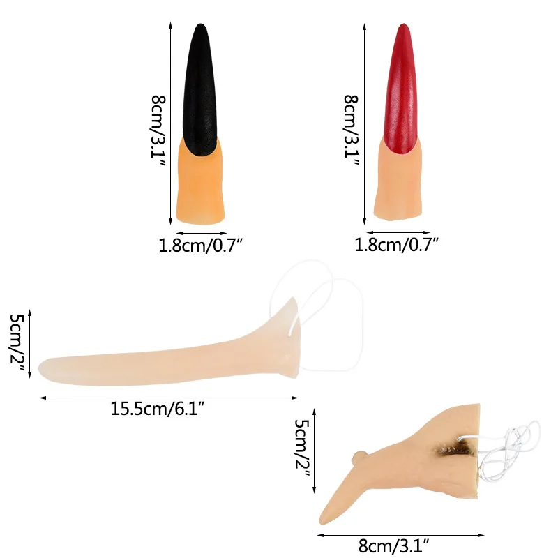 Злой нос ведьмы палец костюм аксессуары Хэллоуин маска поддельные Proboscis для