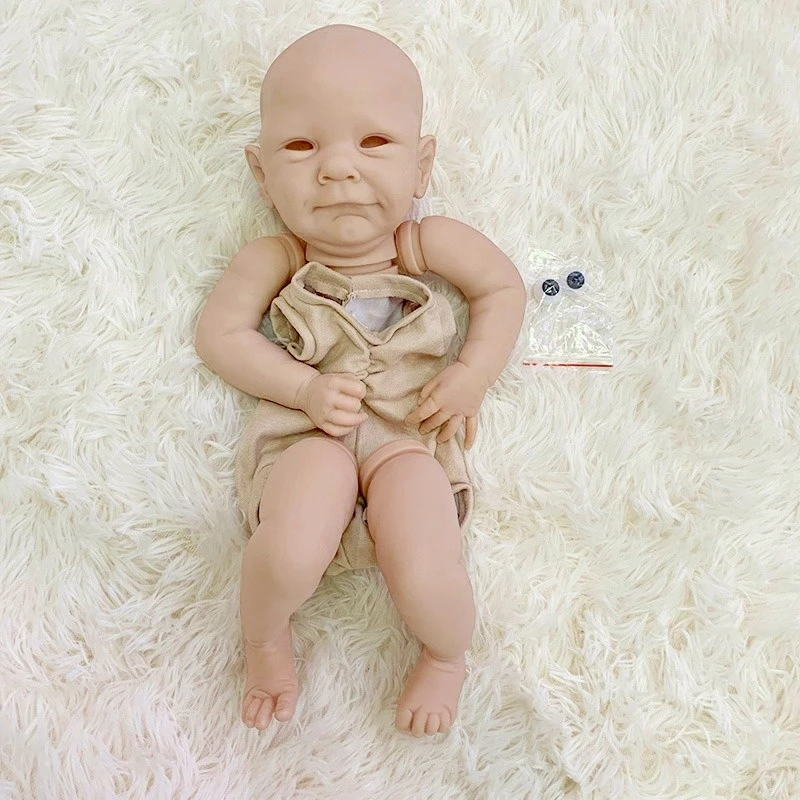 NEW 19 Inch Reborn Kit Soft Touch Vinyl Dolls Ava Unpainted Unassembled Unfinished Doll Parts DIY Blank Fresh Co | Игрушки и хобби