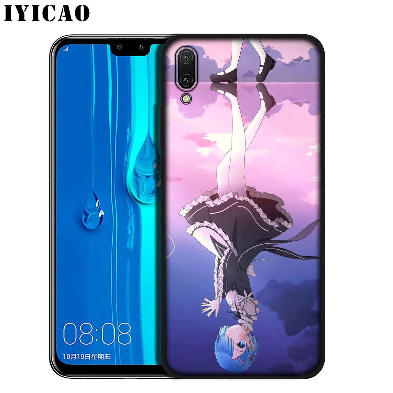 IYICAO аниме Rem Re Zero emilia Мягкий силиконовый чехол для телефона Huawei Mate 30 20 10 Pro Nova 5i 4 3 3i